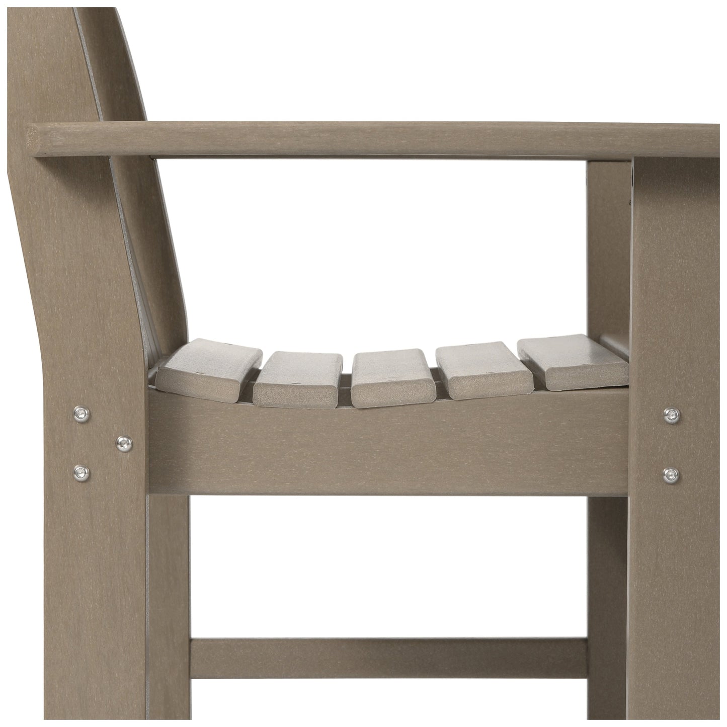 Set di 3 poltrone da giardino con tavolino laterale Polytrends Laguna Outdoor Patio