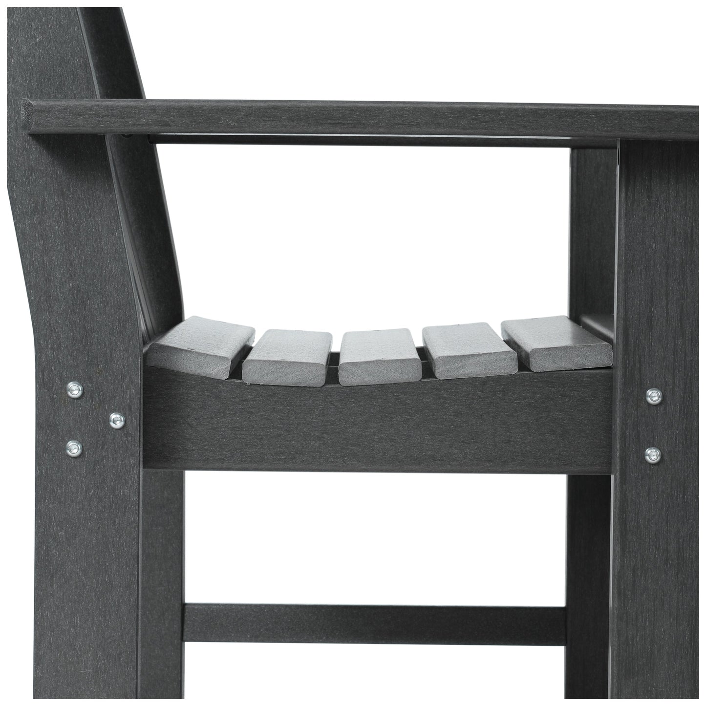 Set di 3 poltrone da giardino con tavolino laterale Polytrends Laguna Outdoor Patio