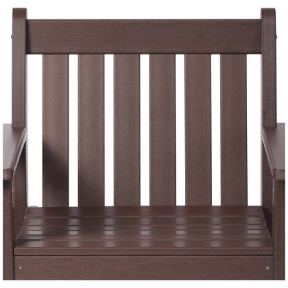 Set di 3 poltrone da giardino con tavolino laterale Polytrends Laguna Outdoor Patio