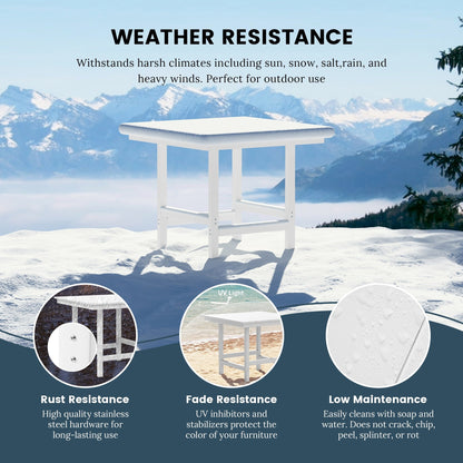 Set da pranzo con poltrona Polytrends Shoreside da 5 pezzi