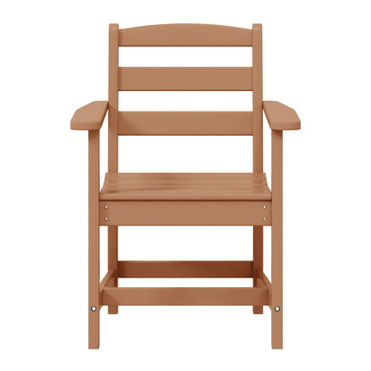 Set da pranzo con poltrona Polytrends Shoreside da 5 pezzi