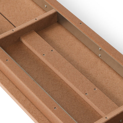 Set da pranzo con poltrona Polytrends Shoreside da 6 pezzi con panca