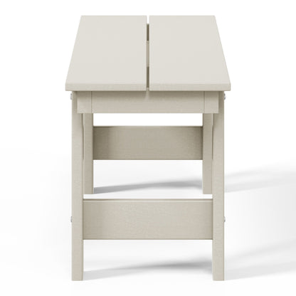 Set da pranzo con poltrona Polytrends Shoreside da 6 pezzi con panca