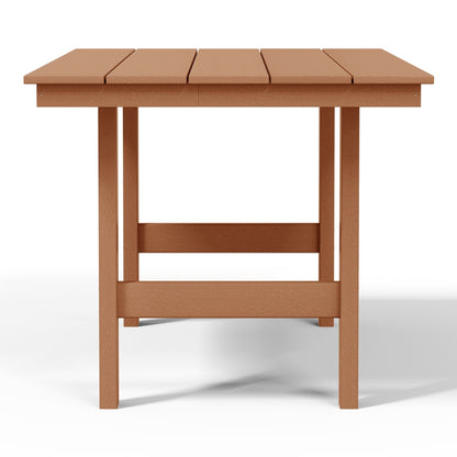 Set da pranzo con poltrona Polytrends Shoreside da 6 pezzi con panca