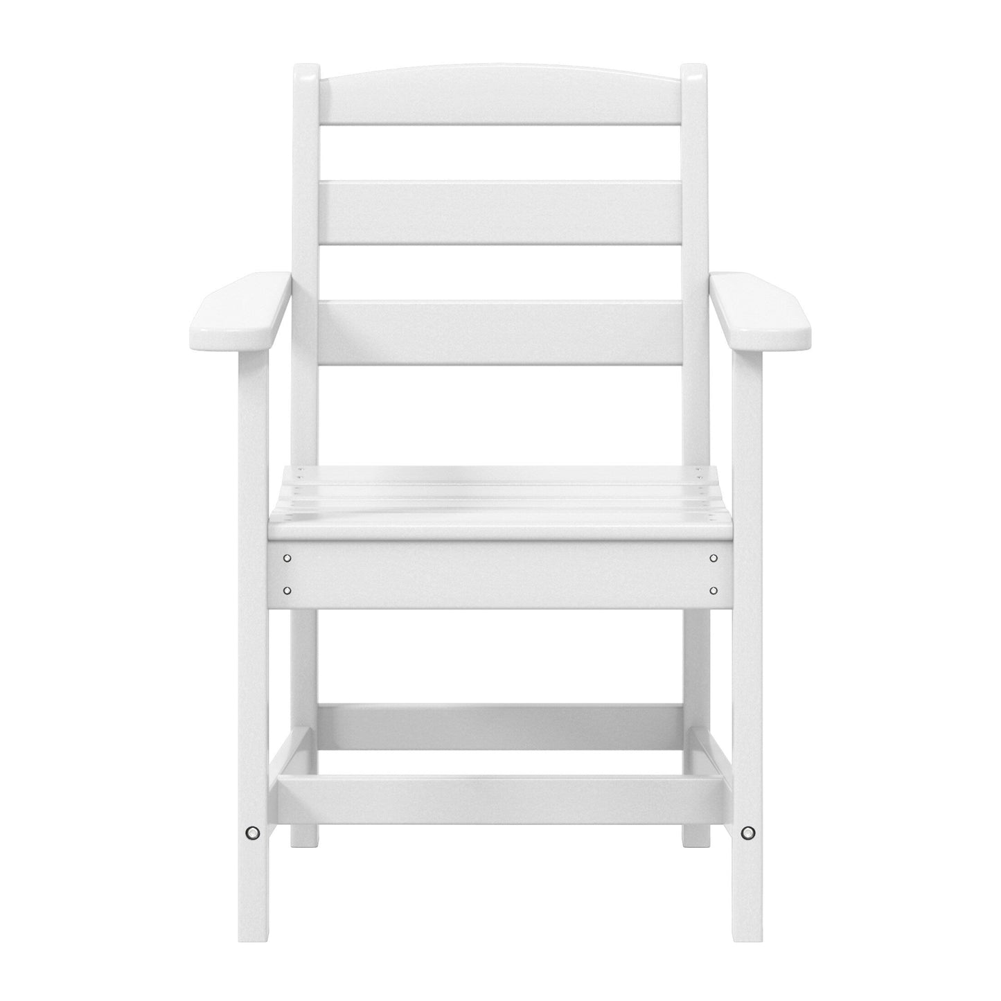 Set da pranzo con poltrona Polytrends Shoreside da 6 pezzi con panca