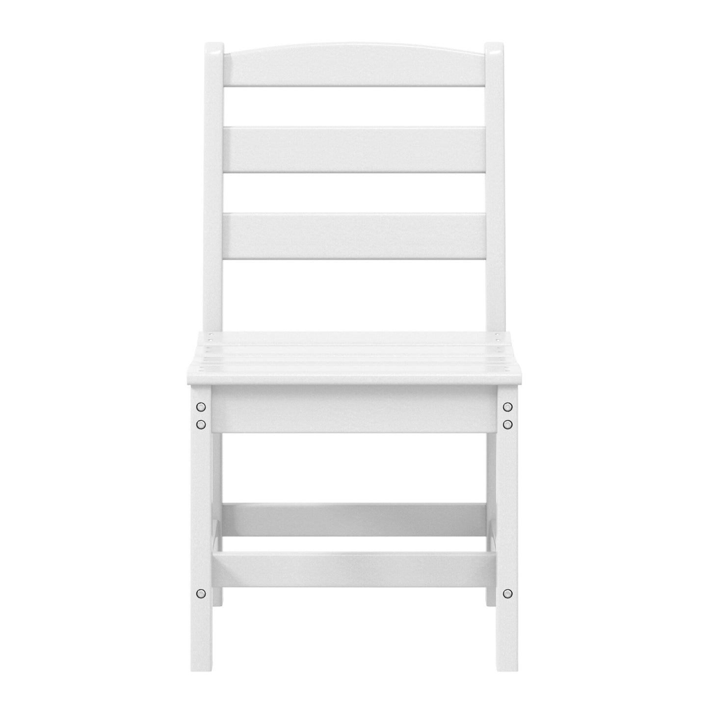 Set da pranzo con 6 sedie laterali Polytrends Shoreside e panca