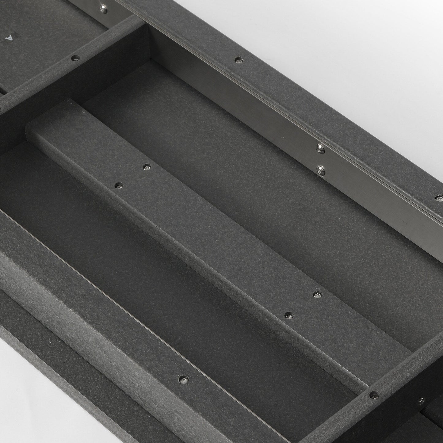 Set da pranzo con 6 sedie laterali Polytrends Shoreside e panca