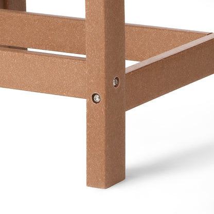 Set da pranzo con 6 sedie laterali Polytrends Shoreside e panca