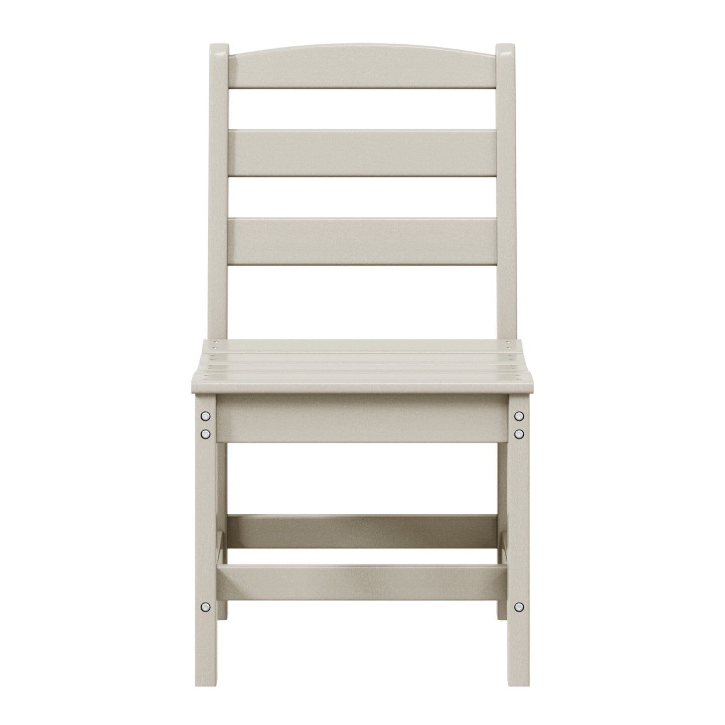 Set da pranzo con 6 sedie laterali Polytrends Shoreside e panca