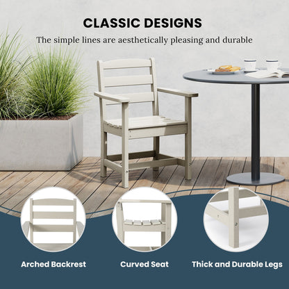 Set da pranzo con poltrona Polytrends Shoreside da 7 pezzi