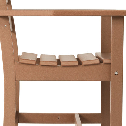 Set da pranzo con poltrona Polytrends Shoreside da 7 pezzi