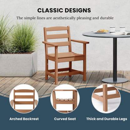 Set da pranzo con poltrona Polytrends Shoreside da 7 pezzi