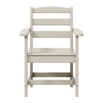 Set da pranzo con poltrona Polytrends Shoreside da 7 pezzi