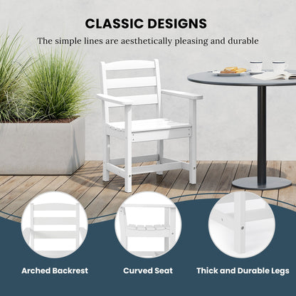 Set da pranzo con poltrona Polytrends Shoreside da 7 pezzi