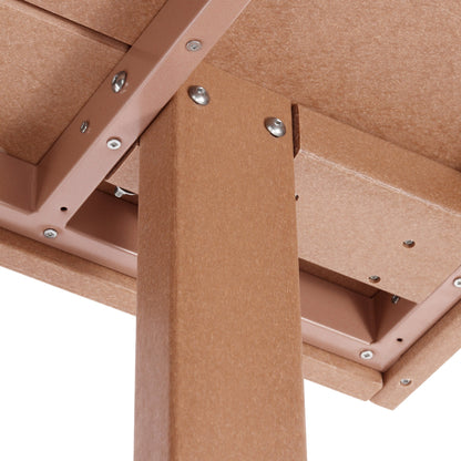 Set da pranzo con poltrona Polytrends Shoreside da 7 pezzi