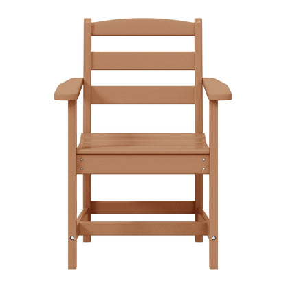 Set da pranzo con poltrona Polytrends Shoreside da 7 pezzi