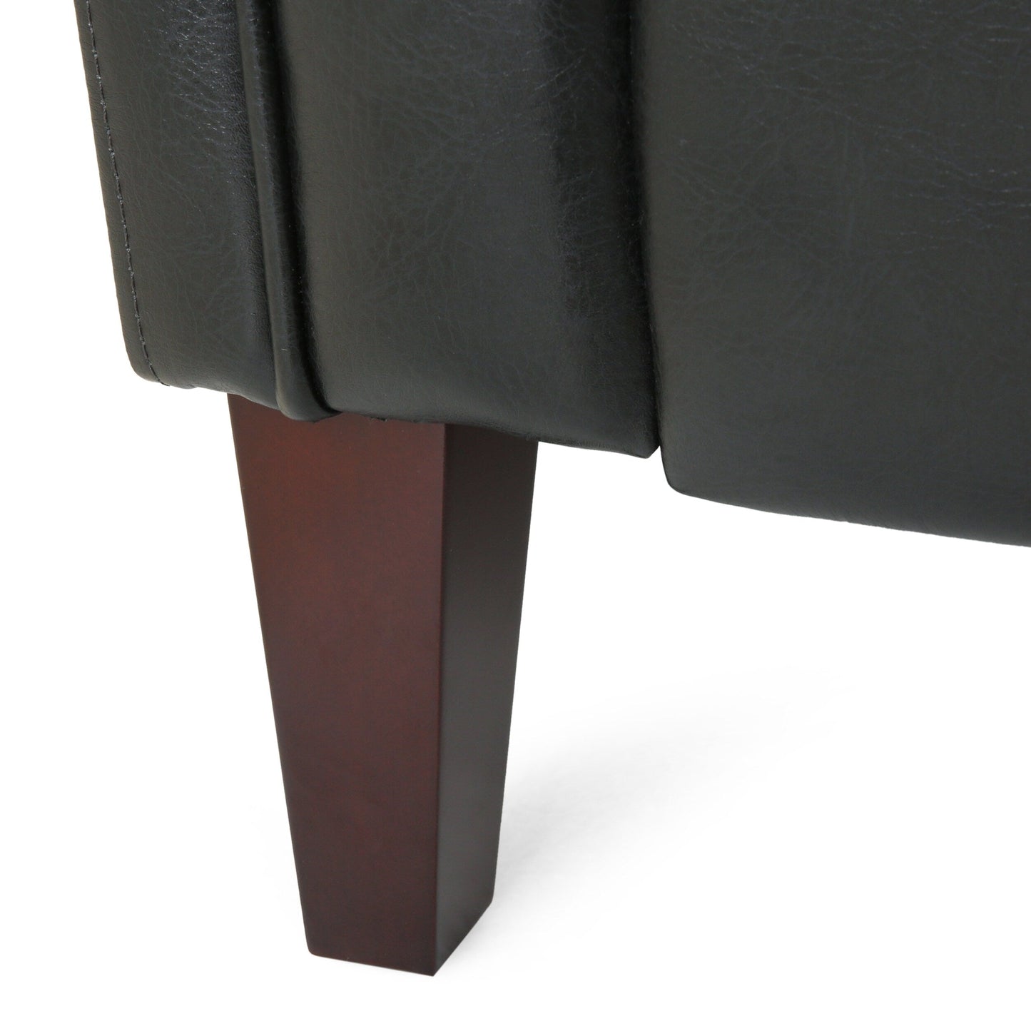 Divano a 3 posti capitonné in similpelle Pondway di Christopher Knight Home