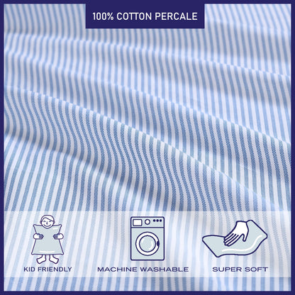 Set di lenzuola in percalle di cotone stampato Poppy &amp; Fritz Kids