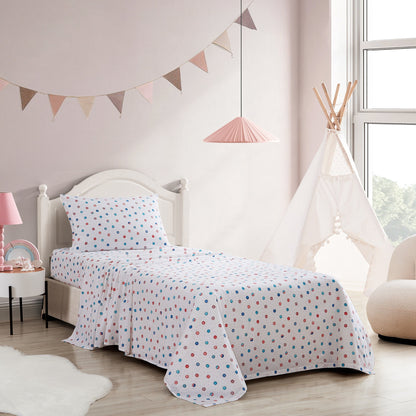 Set di lenzuola in percalle di cotone stampato Poppy &amp; Fritz Kids