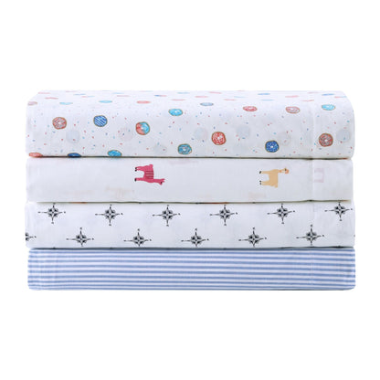 Set di lenzuola in percalle di cotone stampato Poppy &amp; Fritz Kids