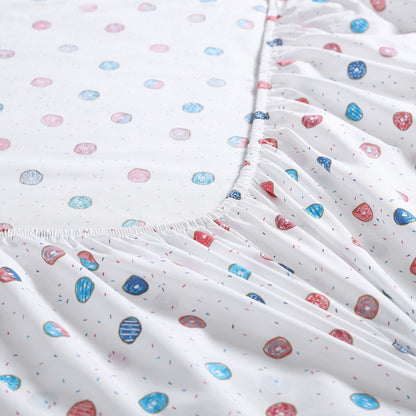 Set di lenzuola in percalle di cotone stampato Poppy &amp; Fritz Kids