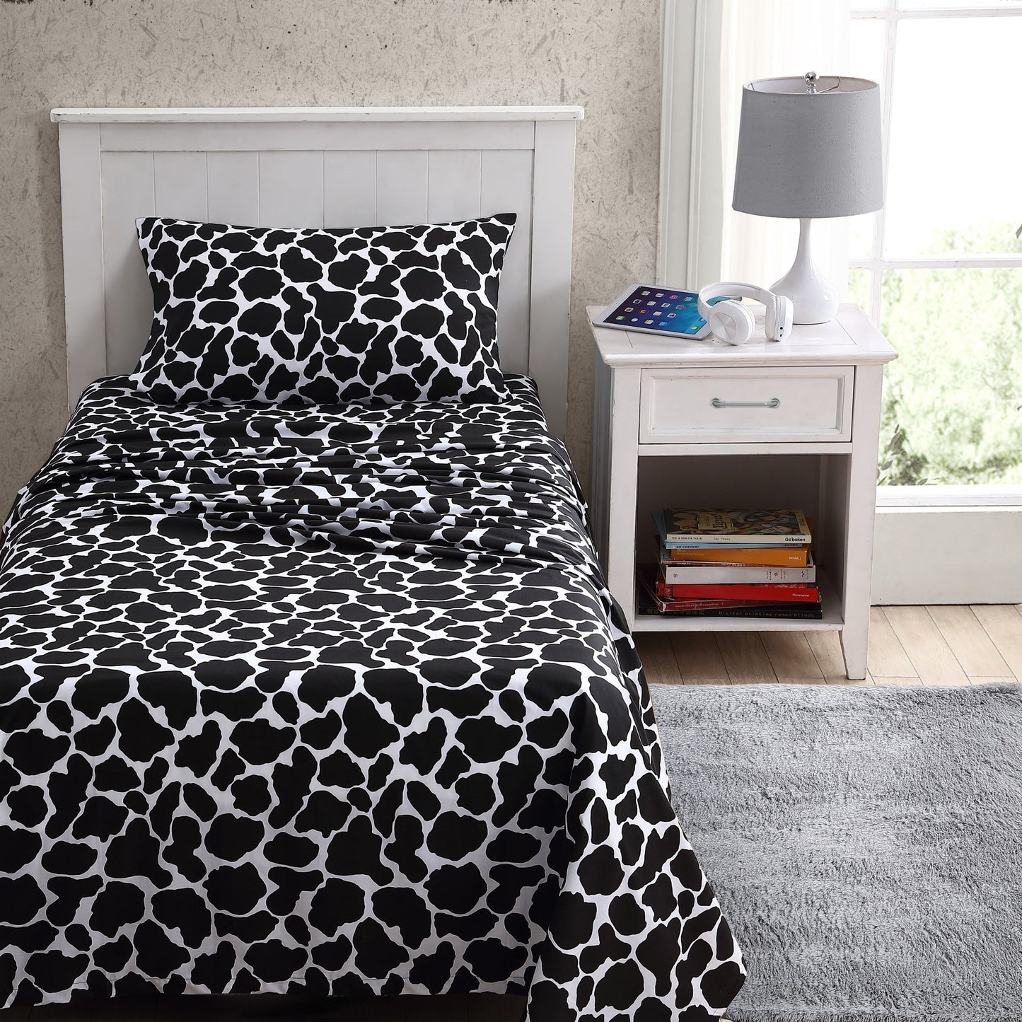 Set di lenzuola in percalle di cotone stampato Poppy &amp; Fritz Kids