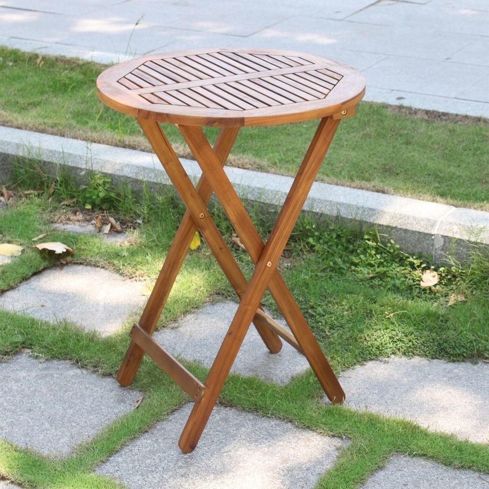 Set da bistrot per esterni in legno di acacia Silverton di Havenside Home