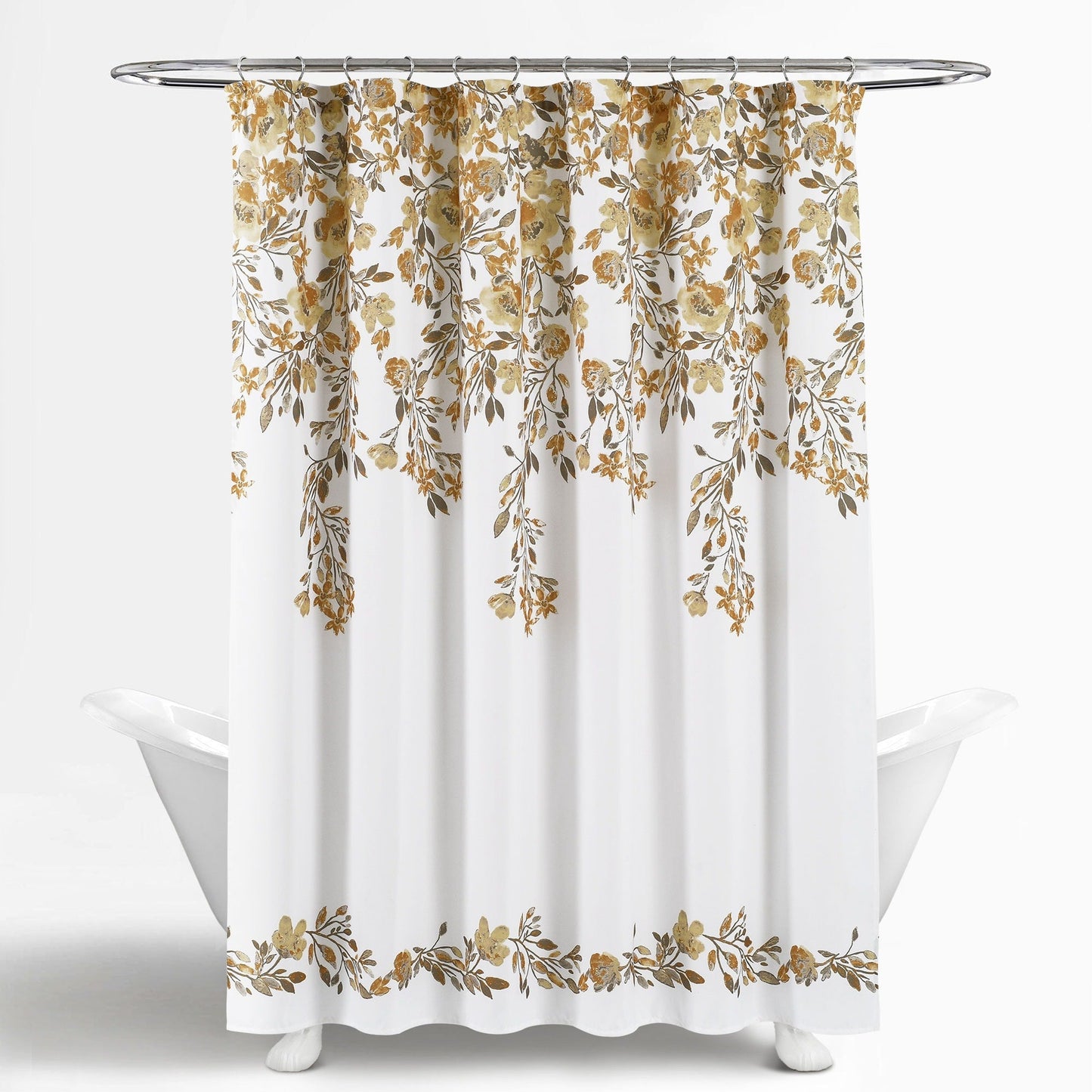 Tenda da doccia con motivo floreale Elcaro di Porch &amp; Den