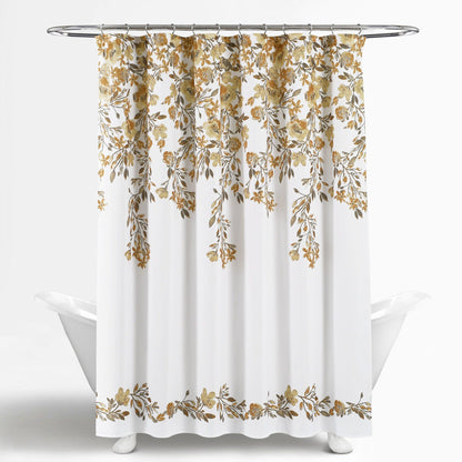 Tenda da doccia con motivo floreale Elcaro di Porch &amp; Den