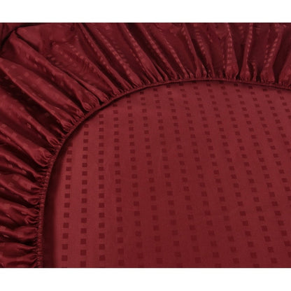 Set di lenzuola con tasche profonde in cotone egiziano a righe 1200 TC Home Sweet Home Dream