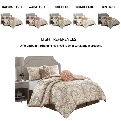 Set di piumoni da 6 pezzi Porch &amp; Den Summerfield Jacquard Medallion