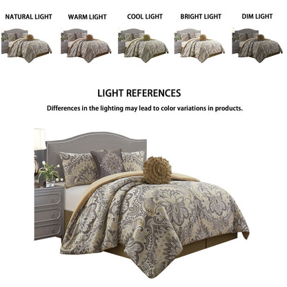 Set di piumoni da 6 pezzi Porch &amp; Den Summerfield Jacquard Medallion