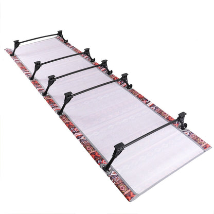 Lettino da campeggio pieghevole portatile in lega di alluminio, tenda da viaggio per escursionismo