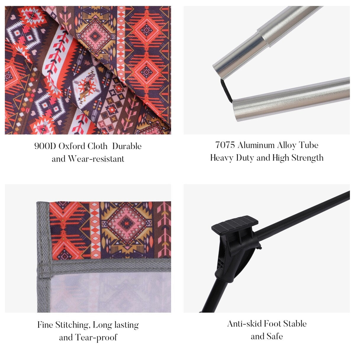 Lettino da campeggio pieghevole portatile in lega di alluminio, tenda da viaggio per escursionismo