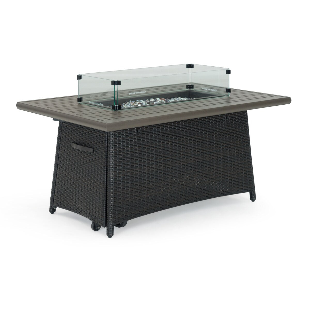 Set di 4 sedute per camino da esterno Portofino Casual Sunbrella Motion da 4 pezzi