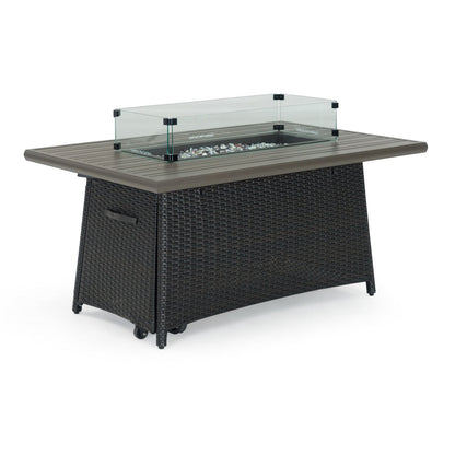 Set di 4 sedute per camino da esterno Portofino Casual Sunbrella Motion da 4 pezzi