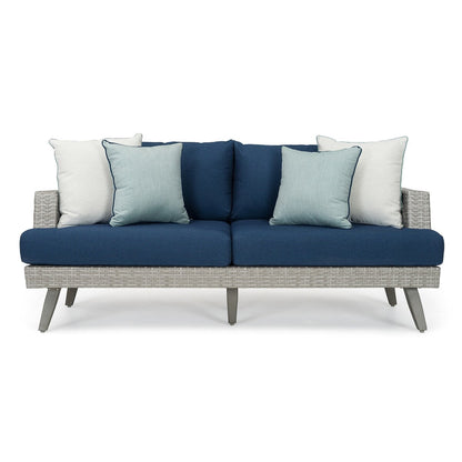 Set di 4 sedute per camino da esterno Portofino Casual Sunbrella Motion da 4 pezzi