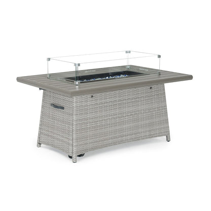 Set di 4 sedute per camino da esterno Portofino Casual Sunbrella Motion da 4 pezzi