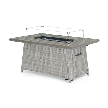 Set di 4 sedute per camino da esterno Portofino Casual Sunbrella Motion da 4 pezzi