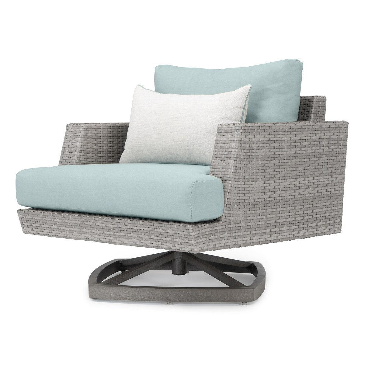 Set di 4 sedute per camino da esterno Portofino Casual Sunbrella Motion da 4 pezzi