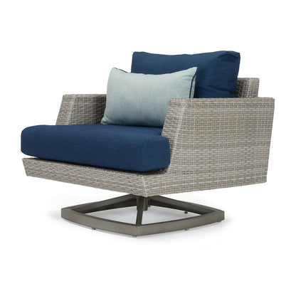 Set di 4 sedute per camino da esterno Portofino Casual Sunbrella Motion da 4 pezzi