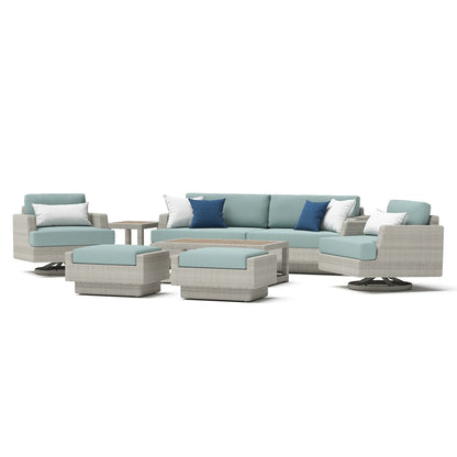 Set di sedute da esterno Portofino Comfort da 7 pezzi Sunbrella Motion