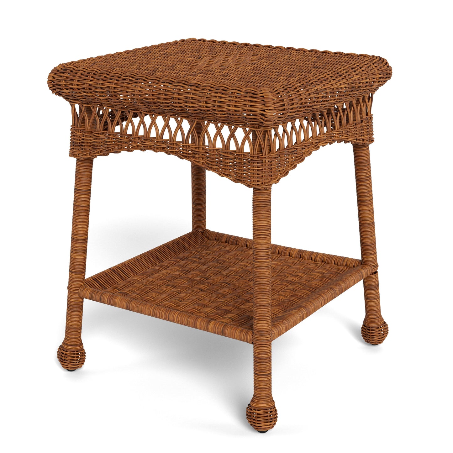 Set di sedie a dondolo in vimini da esterno Portside Southwest Amber (3 pezzi)