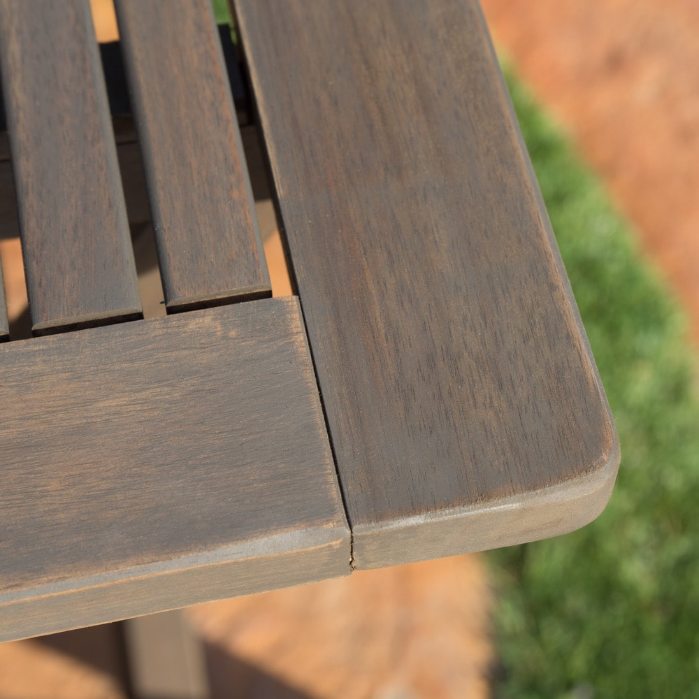 Set da pranzo da esterno Positano in legno di acacia da 5 pezzi di Christopher Knight Home