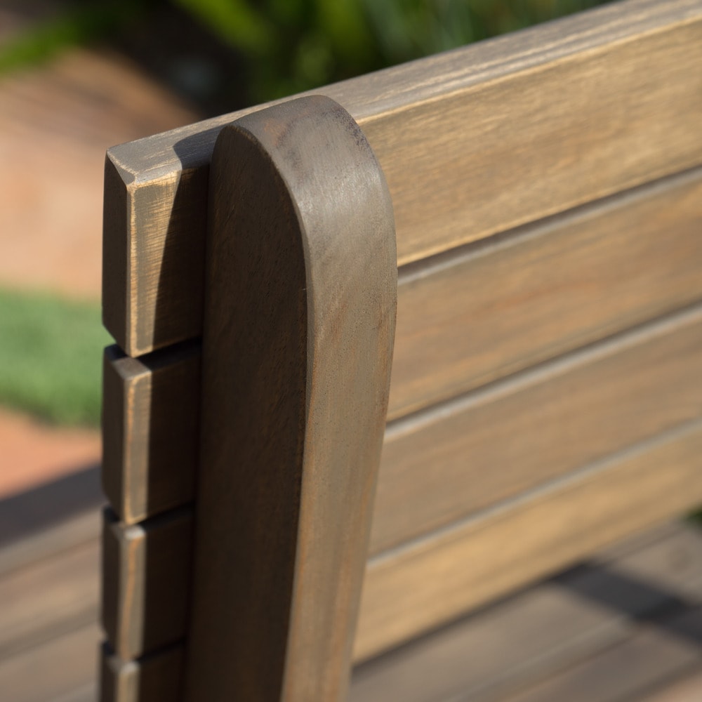 Set da pranzo da esterno Positano in legno di acacia da 5 pezzi di Christopher Knight Home