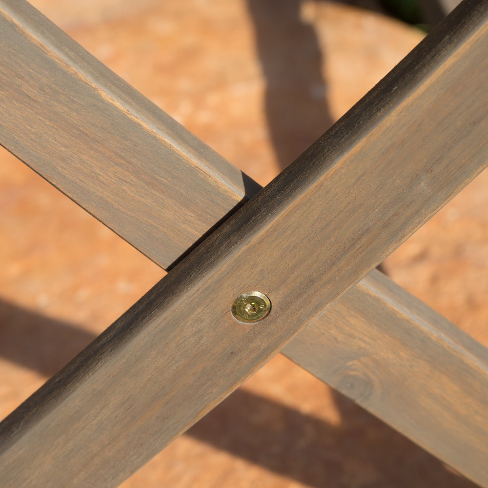 Set da pranzo da esterno Positano in legno di acacia da 5 pezzi di Christopher Knight Home