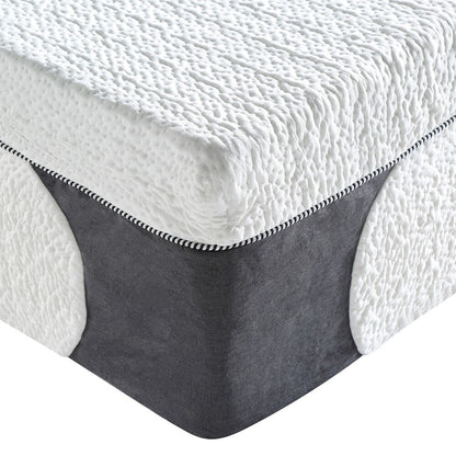 Materasso in memory foam Cool Gel da 14 pollici con cuscino Classic Brands - Bianco