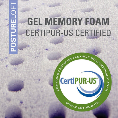 Materasso in memory foam ibrido e molle PostureLoft Amaya da 11 pollici