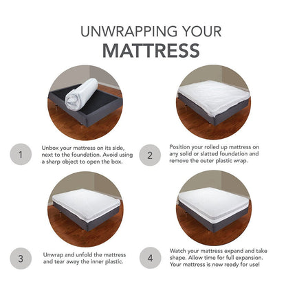 Materasso in memory foam ibrido e molle PostureLoft Amaya da 11 pollici