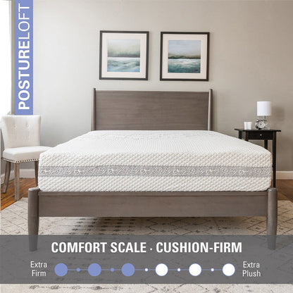 Materasso in memory foam ibrido e molle PostureLoft Amaya da 11 pollici